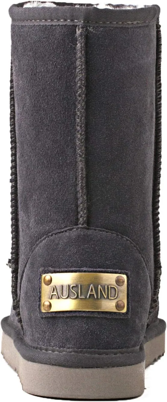 AUSLAND Women's Mid Calf Boots Winter Snow Boots A5825
