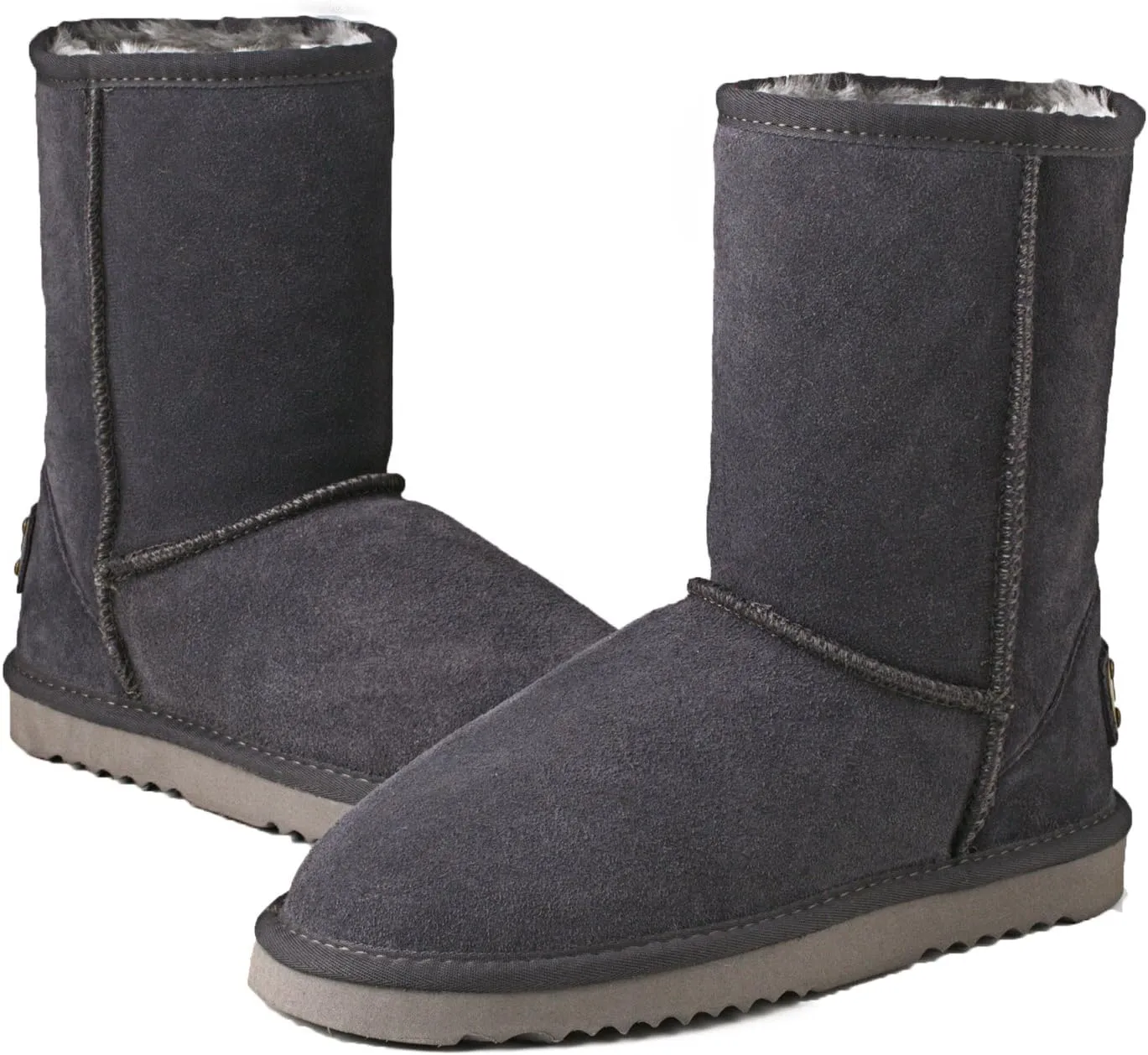 AUSLAND Women's Mid Calf Boots Winter Snow Boots A5825