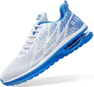 Autper Mens Athletic Running Tennis Shoes Lightweight Sport Gym Jogging Walking Sneakers US 7-US 12.5