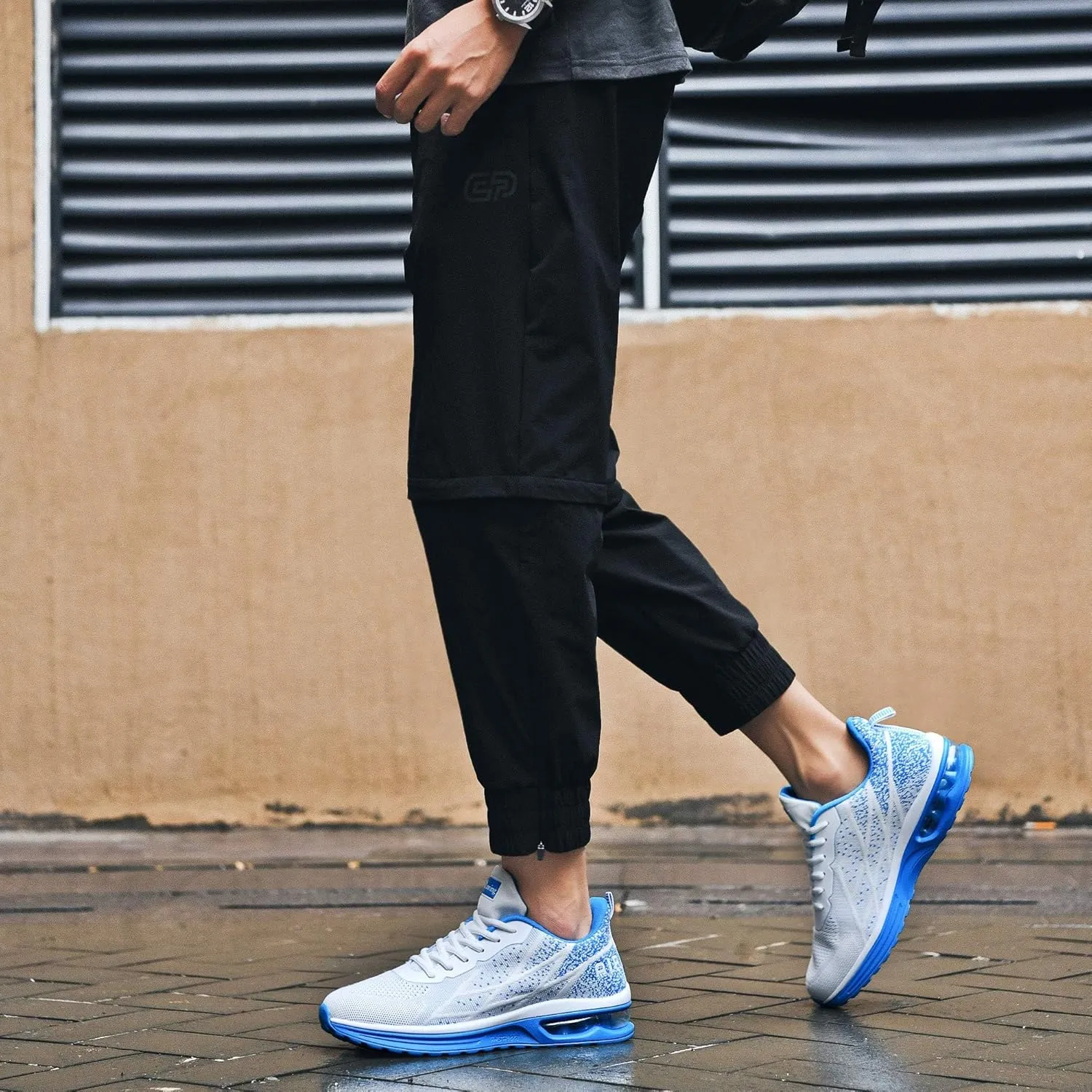 Autper Mens Athletic Running Tennis Shoes Lightweight Sport Gym Jogging Walking Sneakers US 7-US 12.5