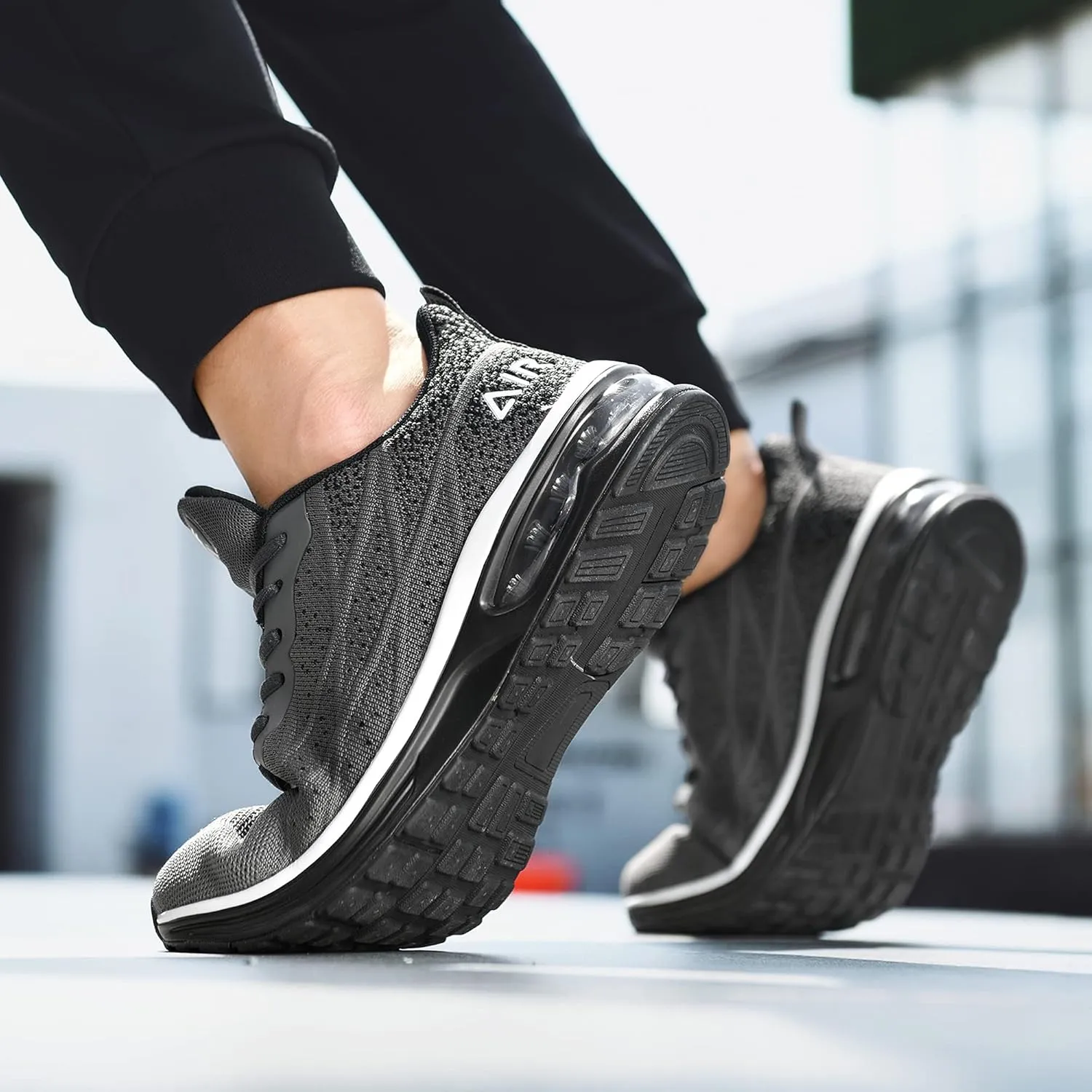 Autper Mens Athletic Running Tennis Shoes Lightweight Sport Gym Jogging Walking Sneakers US 7-US 12.5