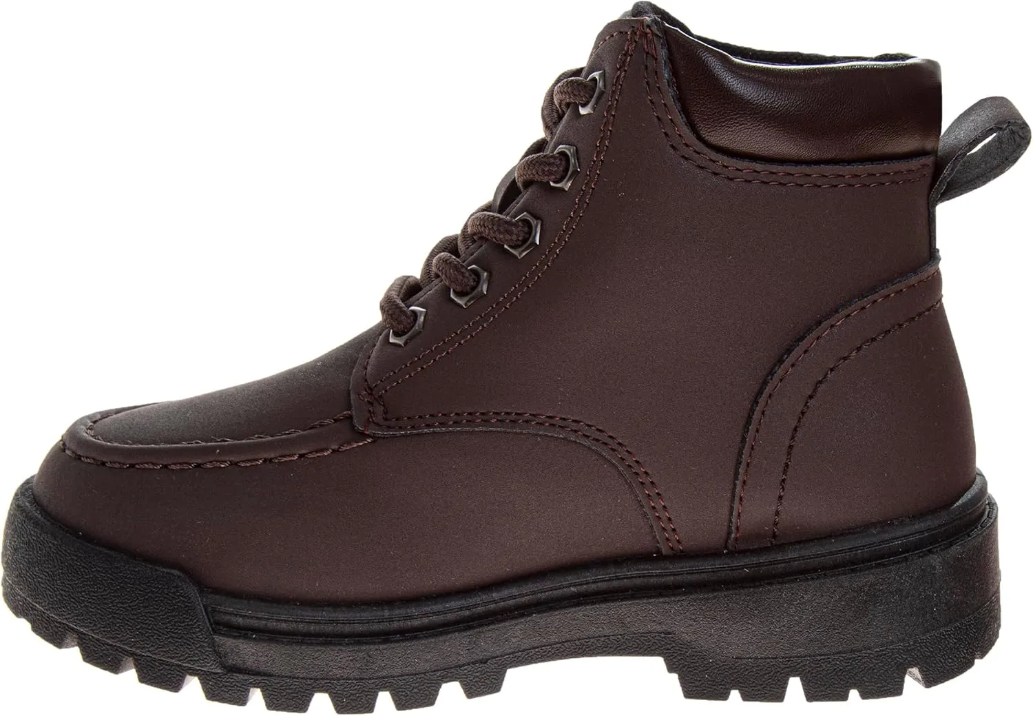 Avalanche Boy's Lace Up Construction Work Boots Outdoor Waterproof Hike Rugged Shoes-Toddler to Big Kid