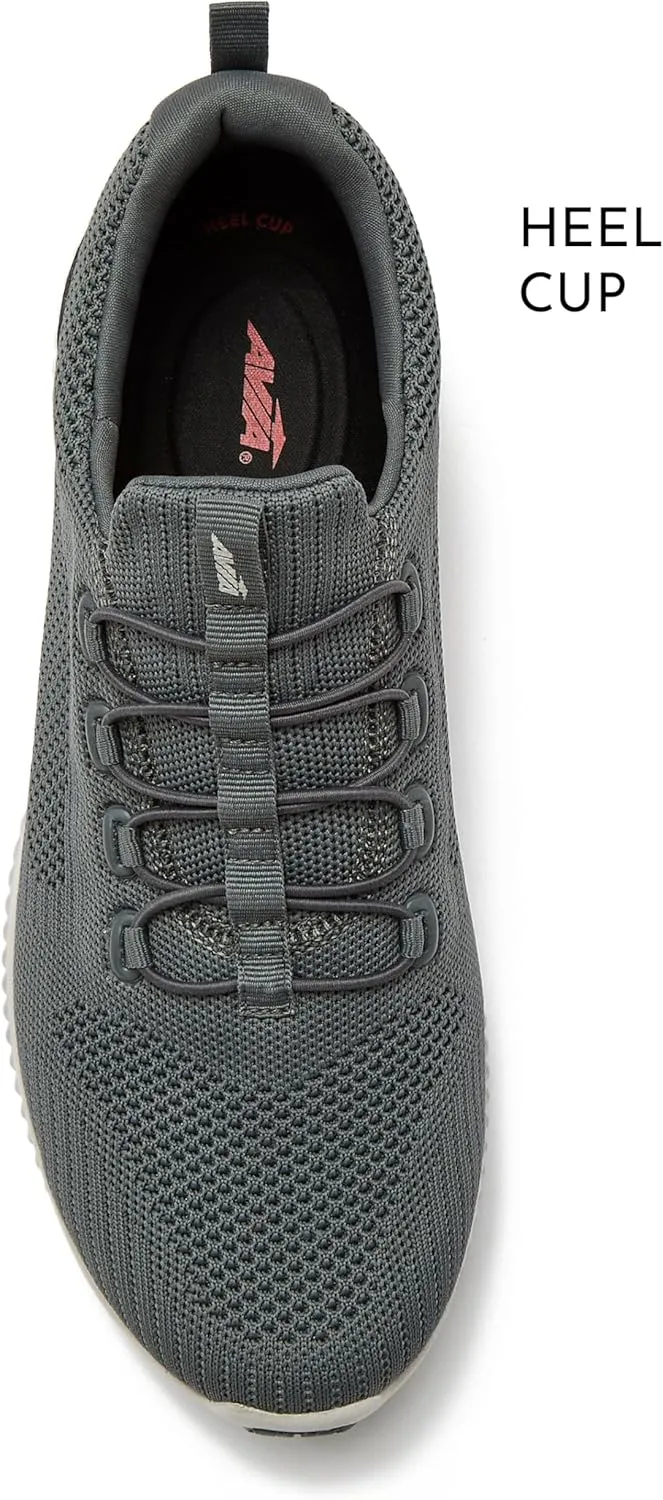 Avia Anchor SR Mesh Slip On Black Non Slip Shoes for Men, Water Resistant Mens Work Shoes & Restaurant or Food Service Sneakers - Med or Wide Comfortable Slip Resistant Work Shoes Men, Safety Footwear