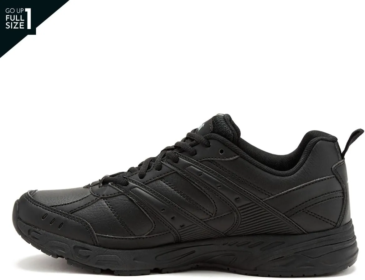 Avia Avi-Union II Non Slip Shoes for Men - Comfort Restaurant Work, Black or White Slip Resistant Shoes, Medium, Wide or Extra Wide