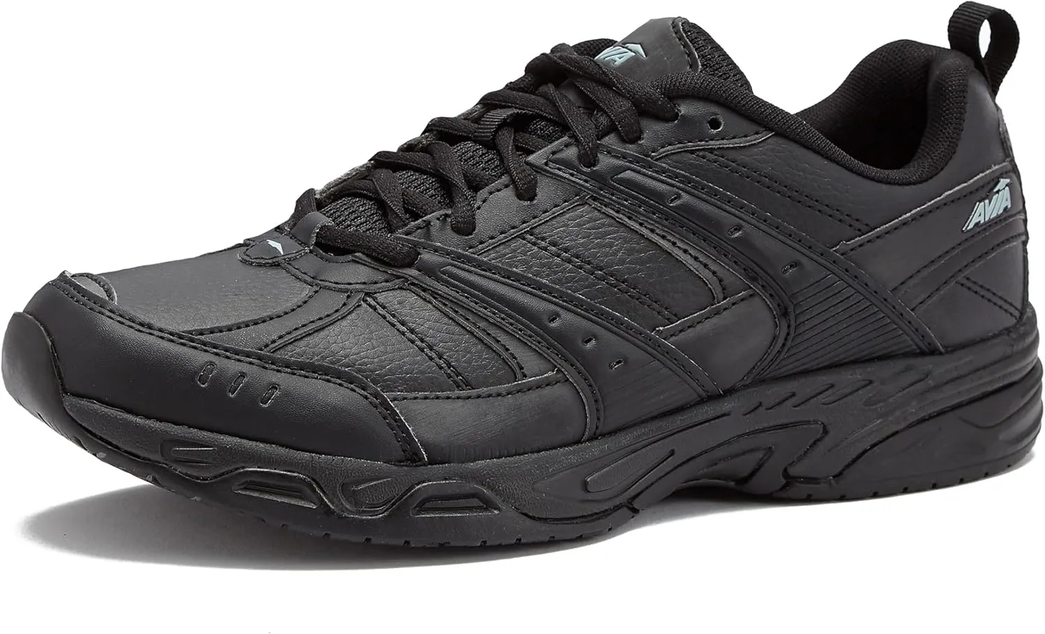 Avia Avi-Union II Non Slip Shoes for Men - Comfort Restaurant Work, Black or White Slip Resistant Shoes, Medium, Wide or Extra Wide