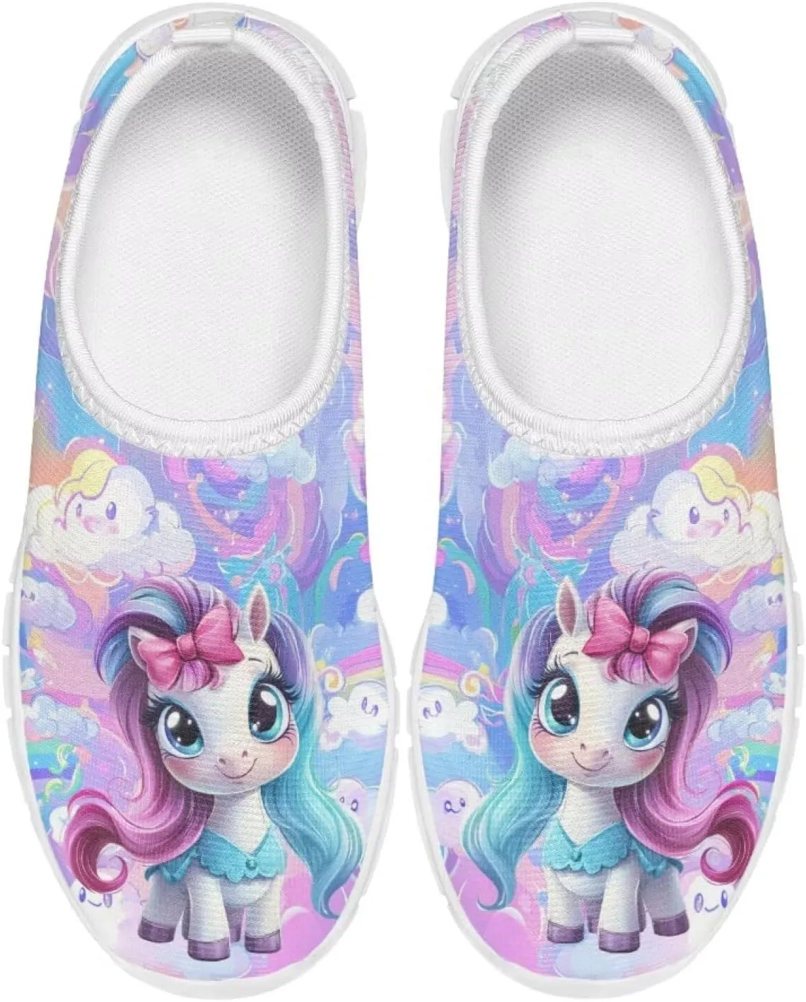 Axolotl Shoes for Girls Little Kid Sneakers Cartoon Print Running Shoes for Girls