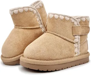Baby Boots Winter Snow Booties Infant Boys Girls Outdoor Warm Shoes for Cold Weather 6 9 12 15 18 24 Months