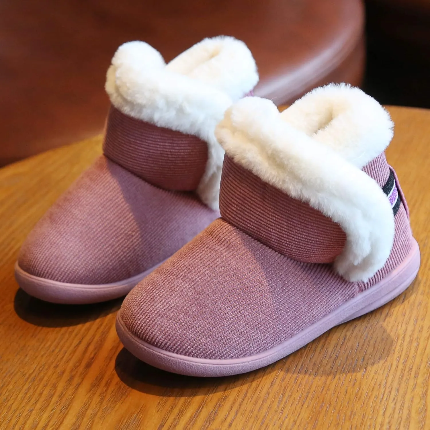 Baby Boy Girl Winter Snow Boots,Cotton Anti-Skid Sole Warm Infant Toddler Prewalker Booties Crib Shoes for Girls Boys