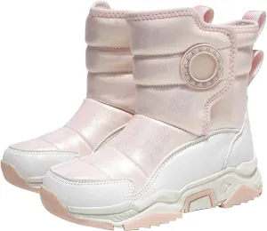 Baby Boys Girls Snow Booties Winter Thick 𝐖aterproof Shoes Kids Outdoor Warm Ski Comfy Boots Fashion Non Slip Chunky