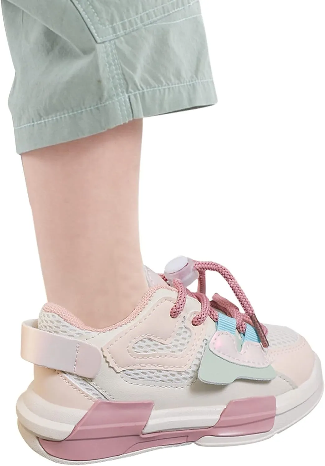 Baby Infant Lace Sneakers Mesh Breathable Padded Sole Non Slip Sport Shoes Toddler Newborn First Walking Casual Shoes
