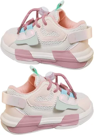 Baby Infant Lace Sneakers Mesh Breathable Padded Sole Non Slip Sport Shoes Toddler Newborn First Walking Casual Shoes