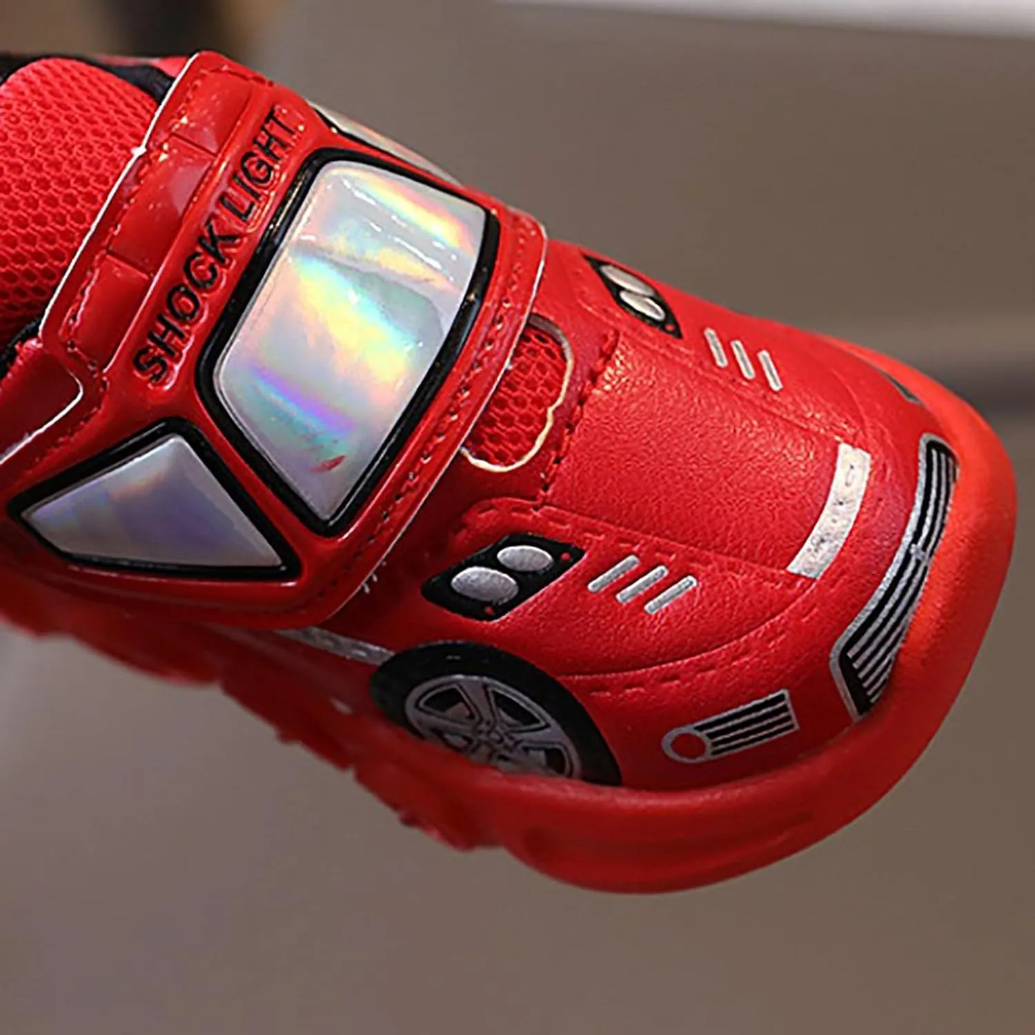Baby Infant Light up Sneakers Ankle Strap Lightweight Breathable First Walking Sport Shoes Toddler Newborn Casual