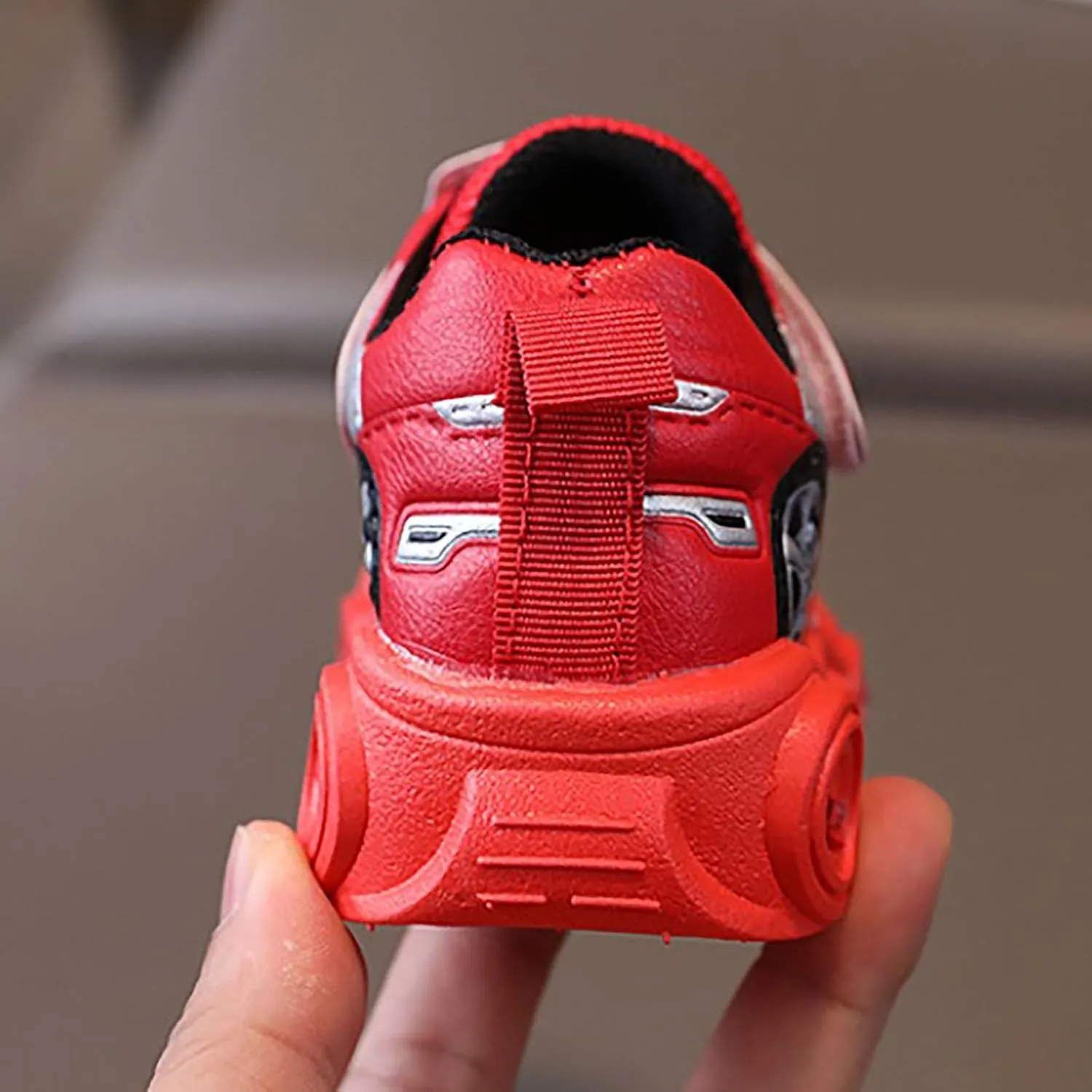 Baby Infant Light up Sneakers Ankle Strap Lightweight Breathable First Walking Sport Shoes Toddler Newborn Casual