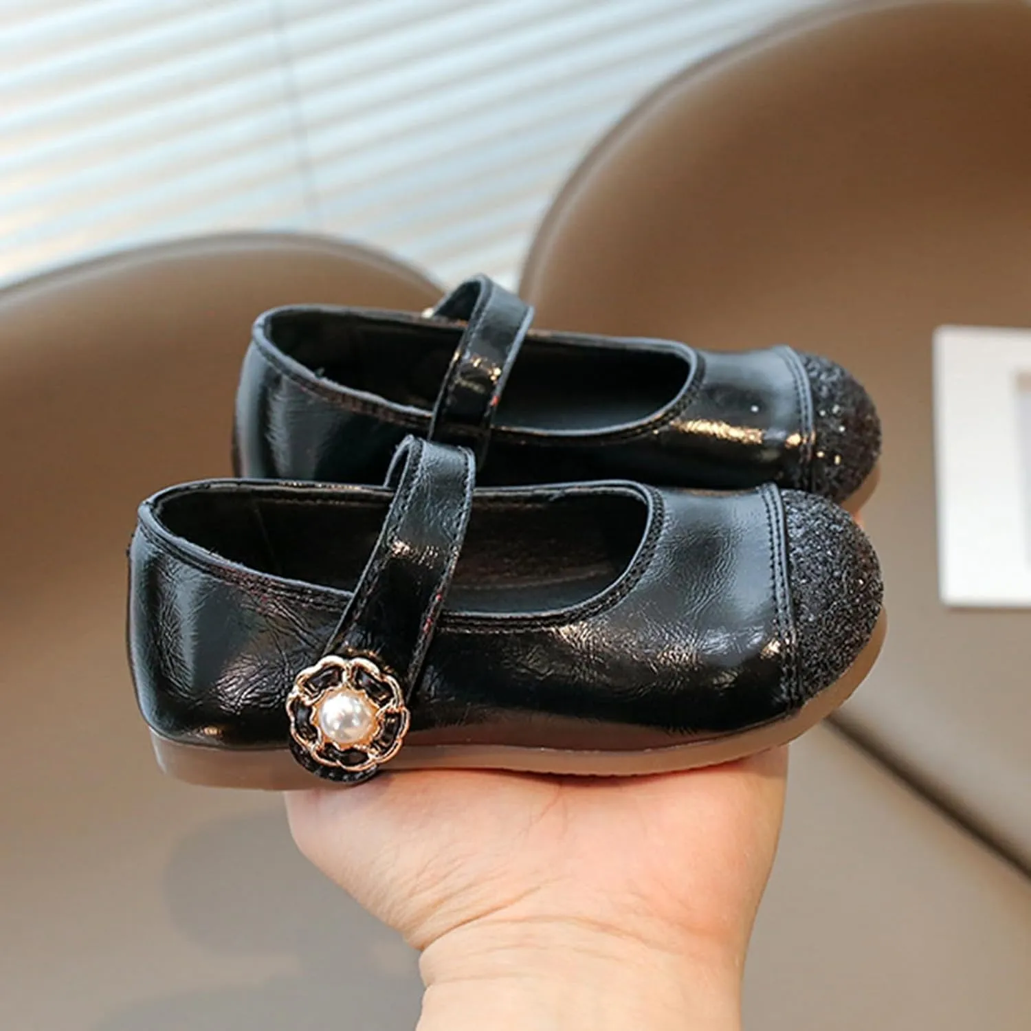 Baby Infant Sole Rubber Sandals Closed Toe Ankle Pearl Strap Non Slip Shoes Toddler Newborn Lightweight Loafers Sandals