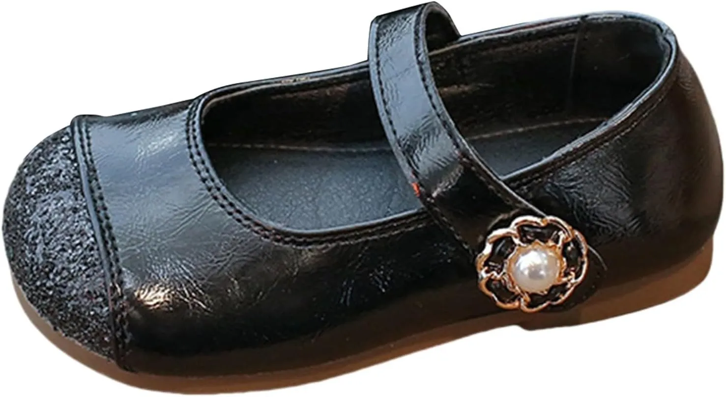 Baby Infant Sole Rubber Sandals Closed Toe Ankle Pearl Strap Non Slip Shoes Toddler Newborn Lightweight Loafers Sandals