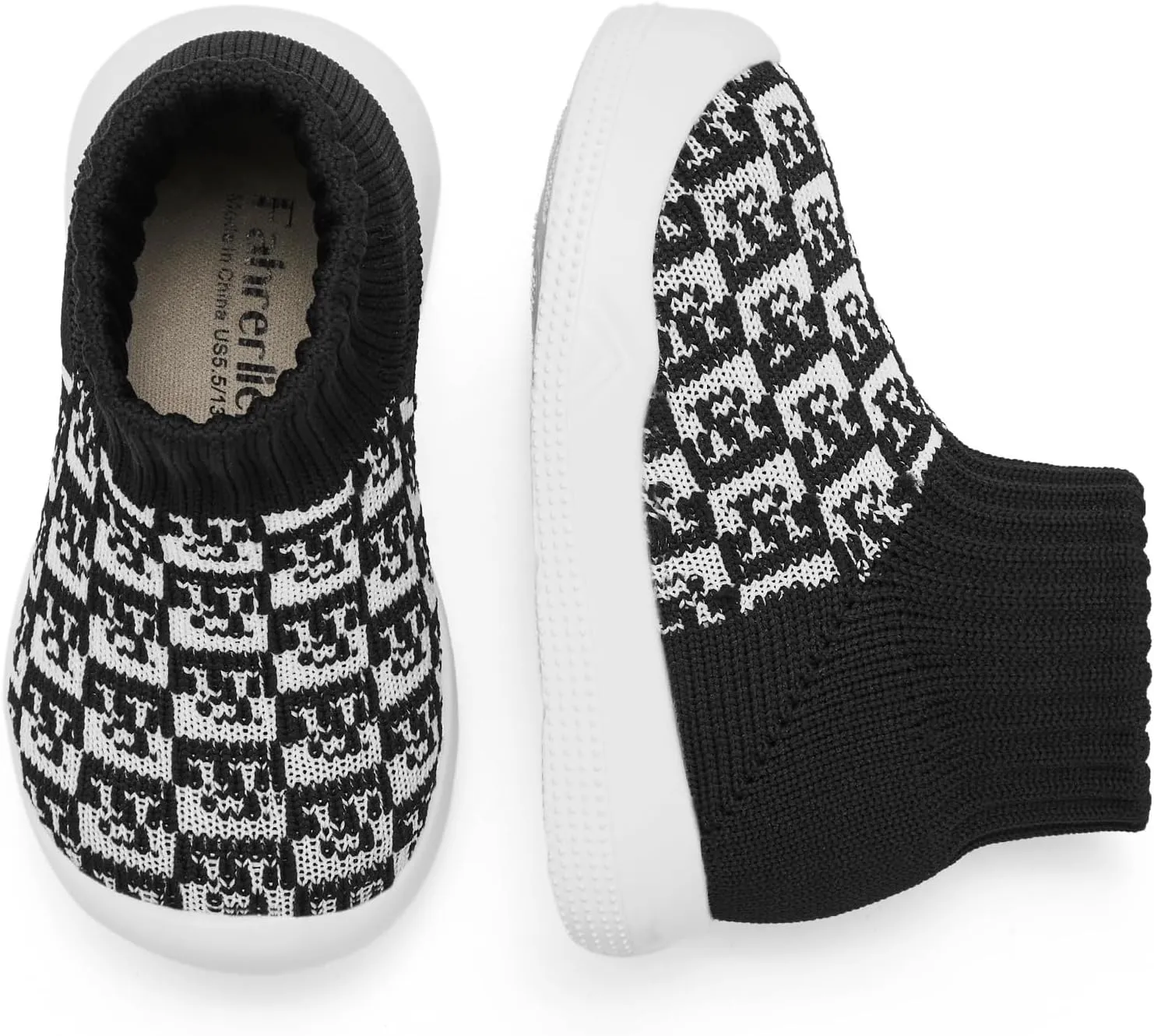 Baby Sock Shoes Girls Baby Walking Shoes Infant Sock Shoes Non Slip Toddler Slip on Tiny Feet Sneakers
