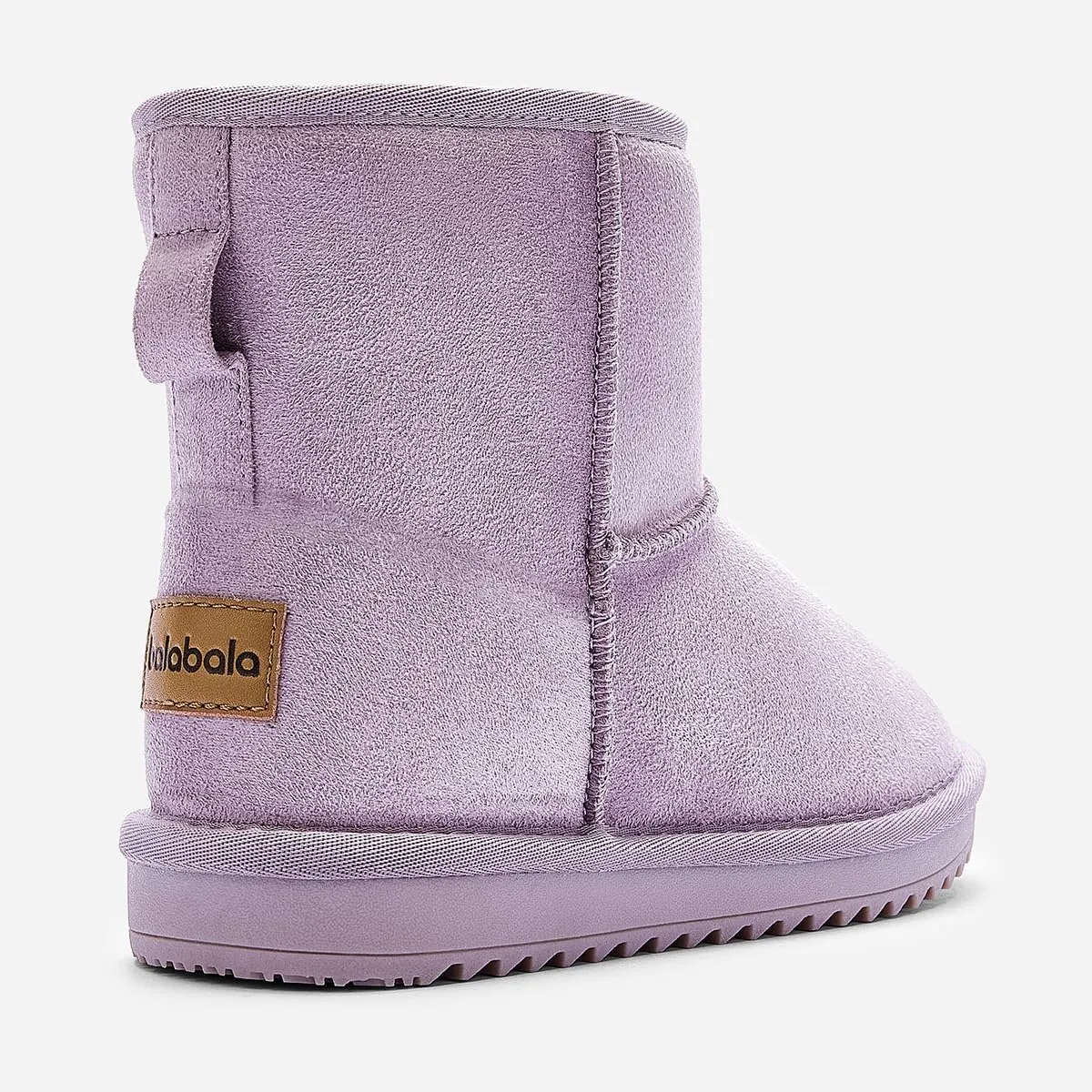 Balabala Kids Suede Winter Snow Boots, Ankle Height, Warm Lining Winter Boots for Toddler Boys Girls