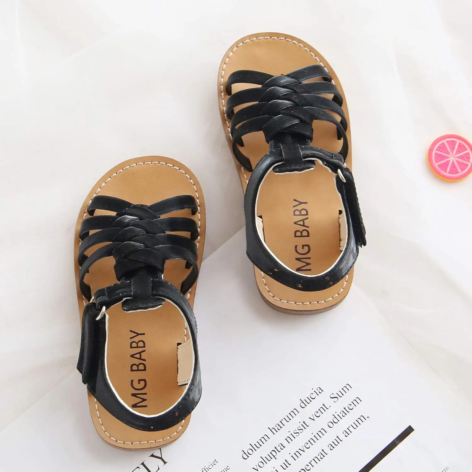 Ballet Slippers for Little Girls Beach Baby Toddler Children Sandals Strap Shoes Booties Slippers for Girls