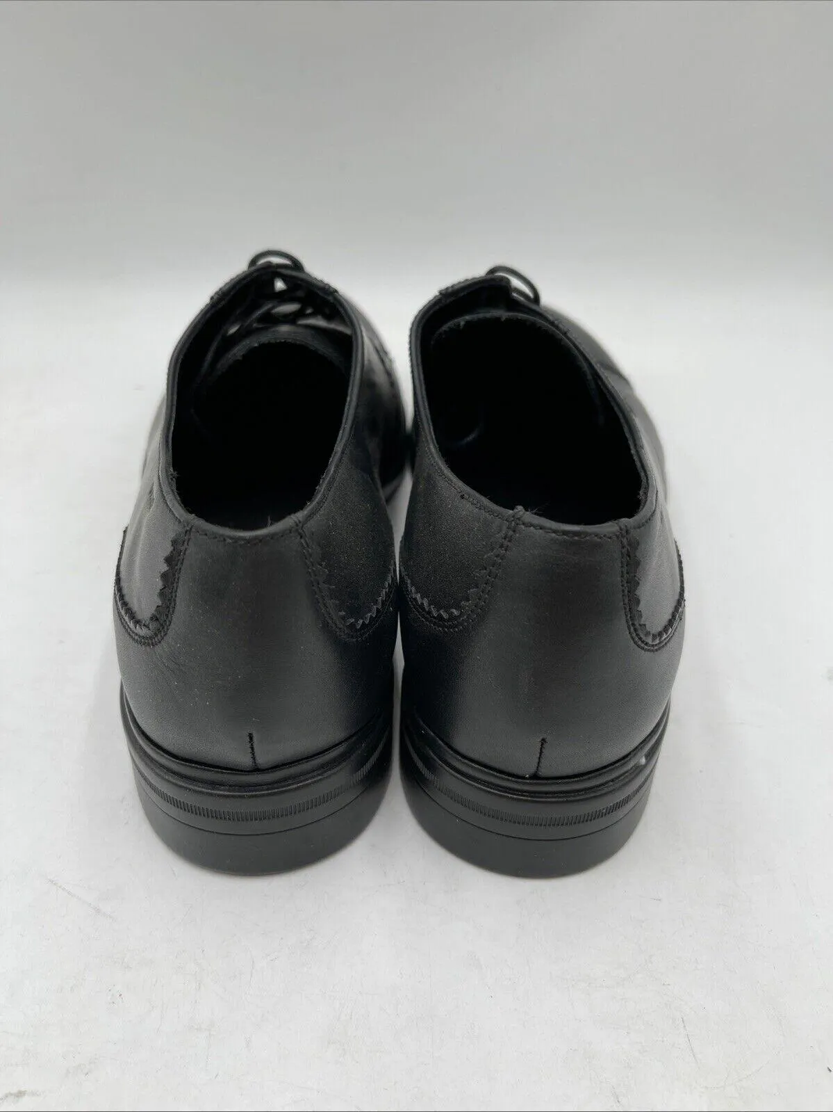 Bally NEDDY Black Leather 5-Eye Lace Up Cap Toe Oxfords Men’s Size 10.5D - Very Good