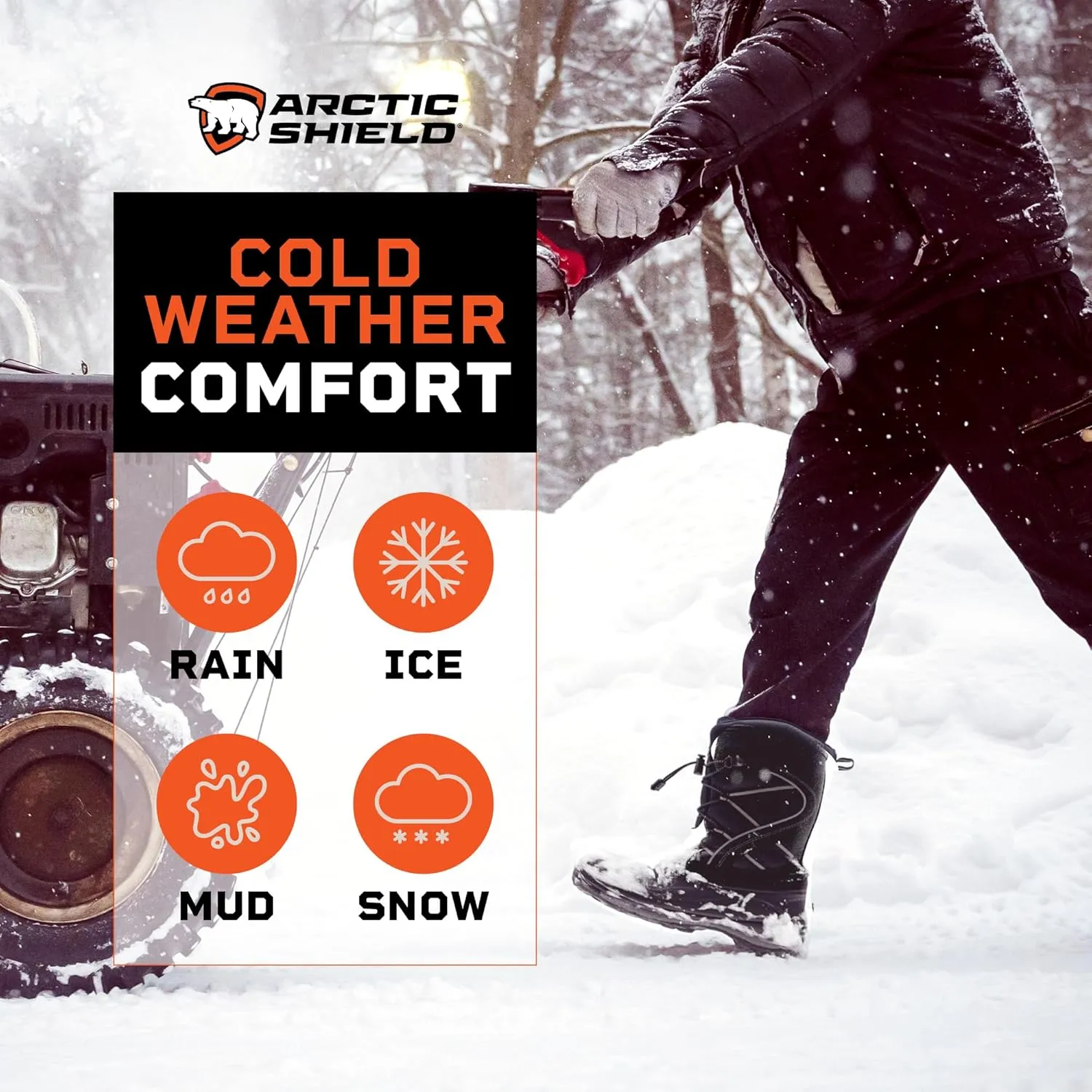 Balto Winter Boots for Men - Waterproof Warm Insulated Mens Snow Boots for Men - Comfortable Durable Outdoor Ski Mens Winter Snow Boots