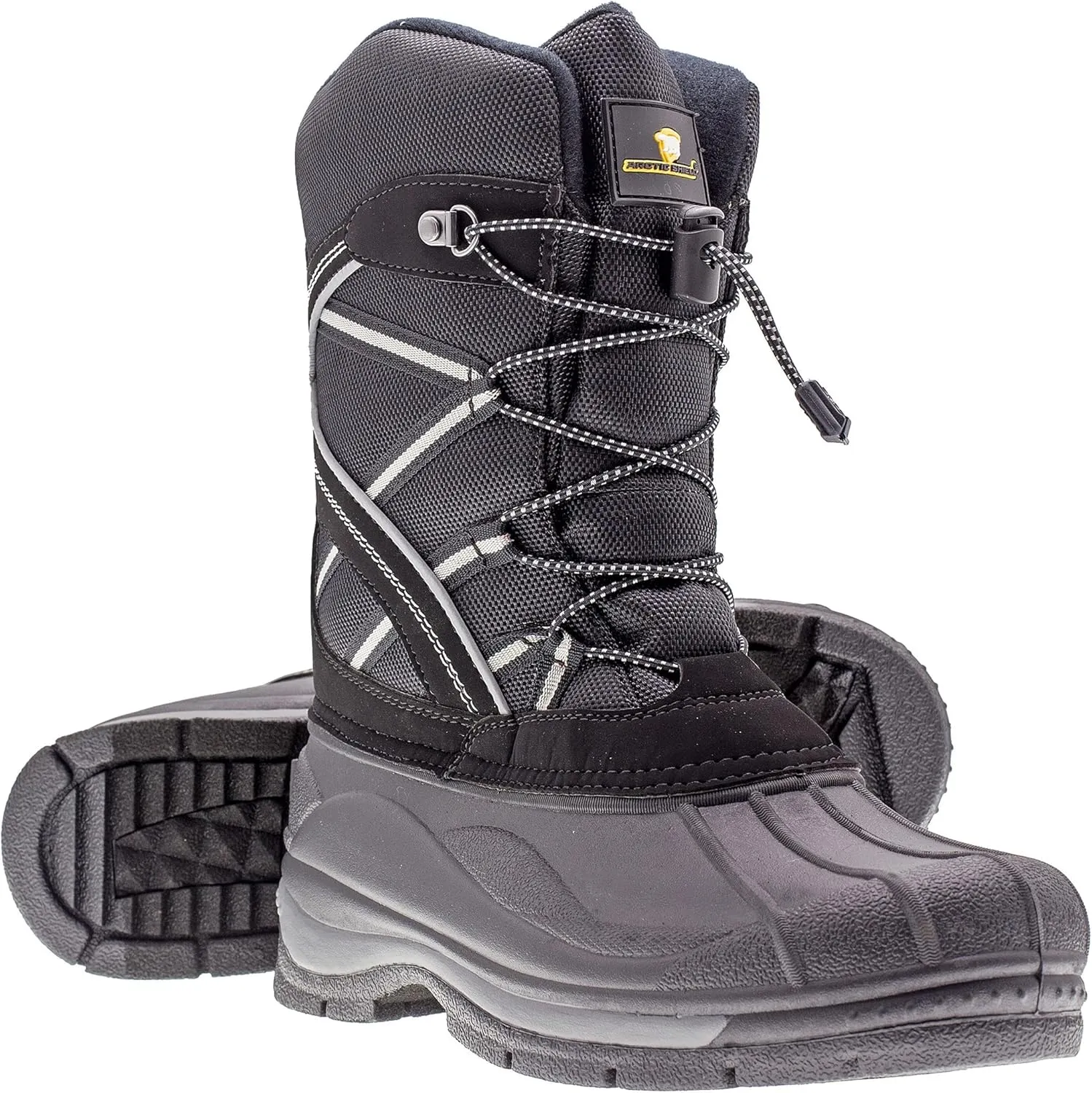 Balto Winter Boots for Men - Waterproof Warm Insulated Mens Snow Boots for Men - Comfortable Durable Outdoor Ski Mens Winter Snow Boots