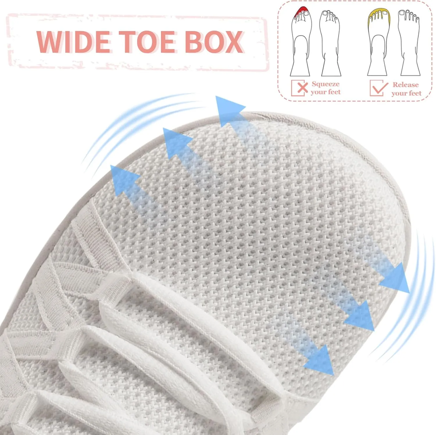 Barefoot Shoes for Women - Minimalist Wide Toe Box Walking Shoes with Zero Drop Sole - Lightweight Thin-Sole for Wide Feet - Trail Runner & Casual Wear