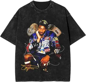 Basketball Fans Unisex T-Shirt Fashion Short-Sleeve Stretch-Cotton Shirt Oversized