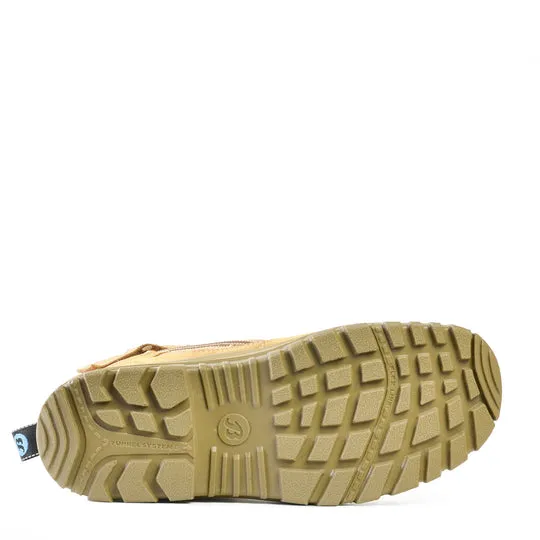 BATA ZIPPY SAFETY TOE BOOT - WHEAT - 804-88841