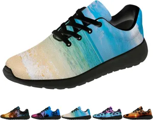 Beach Shoes for Women Men Running Shoes Walking Sneakers Print Tennis Shoes Gifts for Women Men