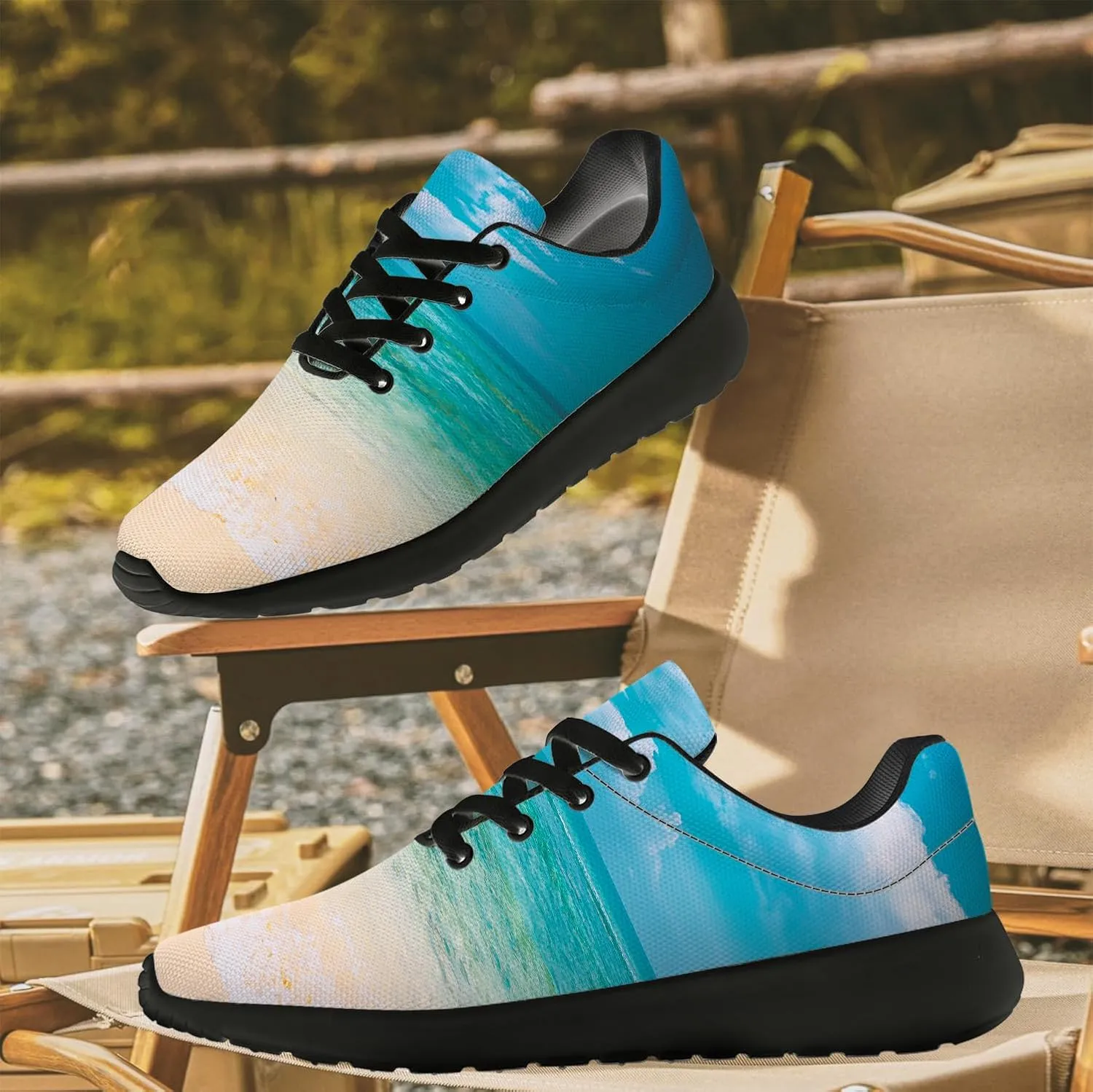 Beach Shoes for Women Men Running Shoes Walking Sneakers Print Tennis Shoes Gifts for Women Men