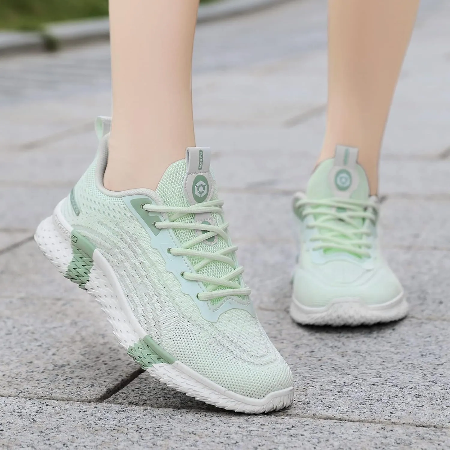 Beita Womens Running Shoes Non Slip Walking Sneakers Breathable Sports Shoes for Gym Travel Work