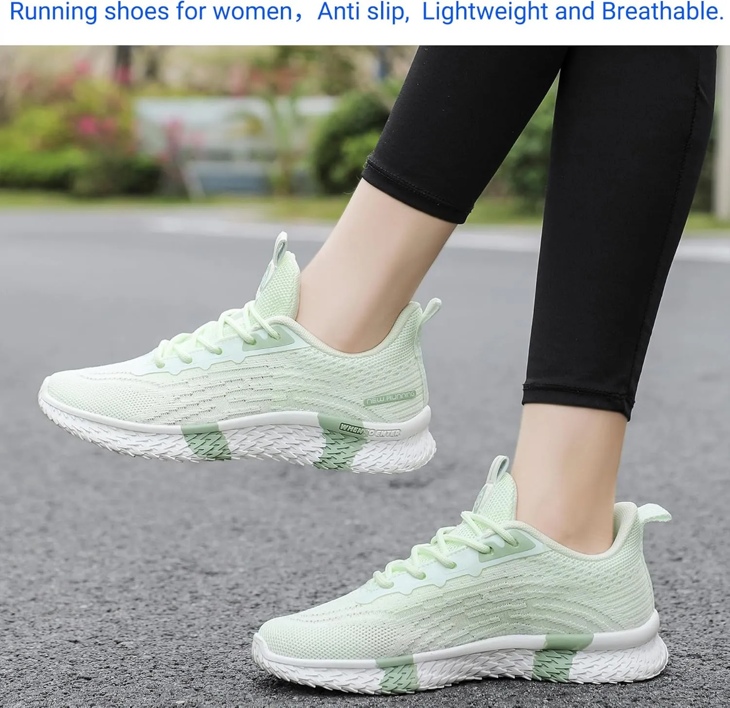 Beita Womens Running Shoes Non Slip Walking Sneakers Breathable Sports Shoes for Gym Travel Work