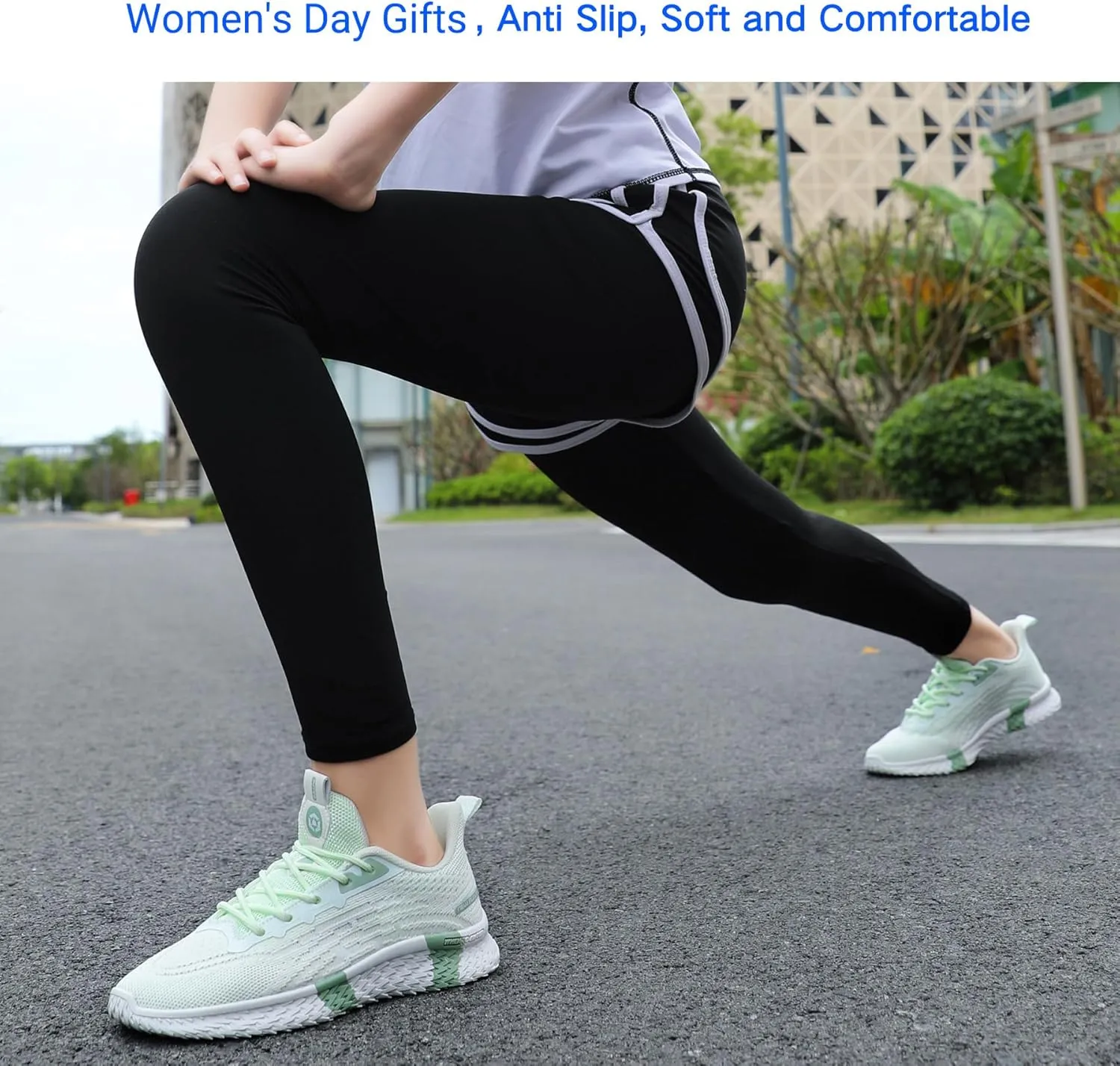 Beita Womens Running Shoes Non Slip Walking Sneakers Breathable Sports Shoes for Gym Travel Work