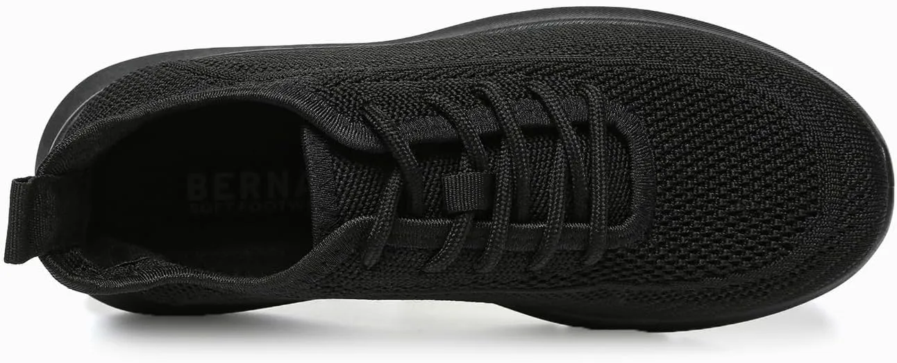 Bernal Sneakers for Women Casual Mesh Breathable Lace Up Walking Shoes Lightweight Non Slip Tennis Gym Workout Shopping Shoes