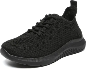 Bernal Sneakers for Women Casual Mesh Breathable Lace Up Walking Shoes Lightweight Non Slip Tennis Gym Workout Shopping Shoes