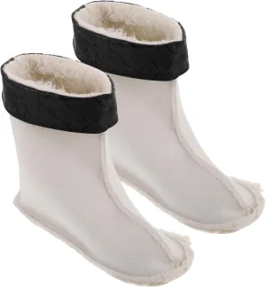BESPORTBLE 1Pair Men Insulated Boot Liners Thick Thermal Rain Boot Socks Warm Replacement Inner Accessory for Rain Boots Rainproof Design Exceptional Comfort Fit for Cold Weather