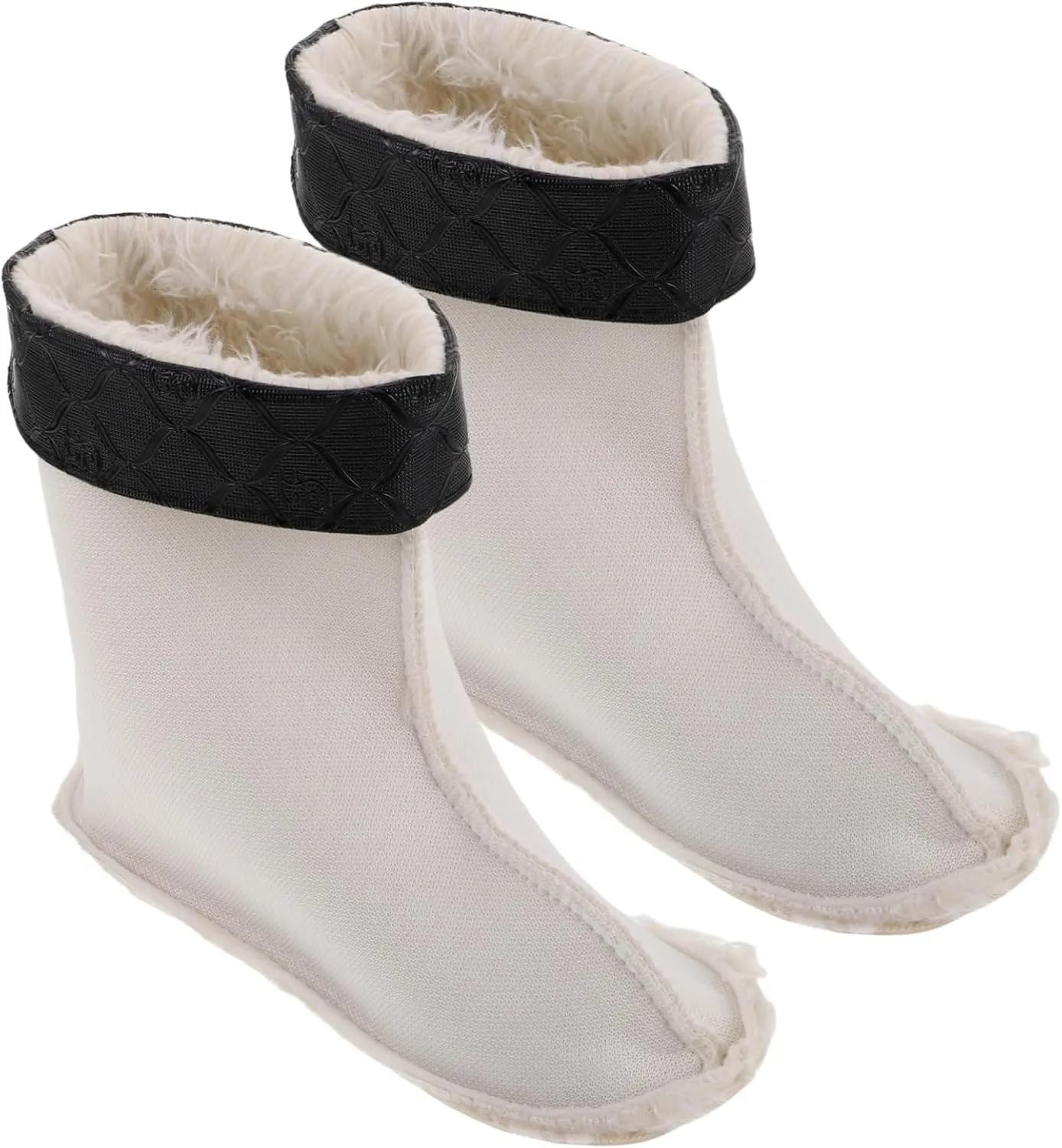 BESPORTBLE 1Pair Men Insulated Boot Liners Thick Thermal Rain Boot Socks Warm Replacement Inner Accessory for Rain Boots Rainproof Design Exceptional Comfort Fit for Cold Weather