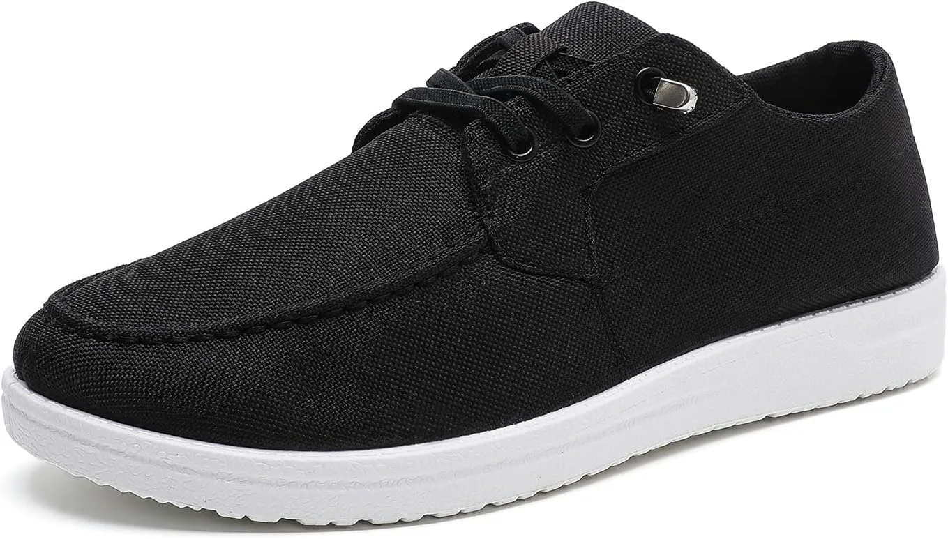 Betrue Lightweight Boat Shoes for Women, Womens Casual Loafers, Womens Slip On Deck Shoes, Breathable Canvas Sneakers for Women
