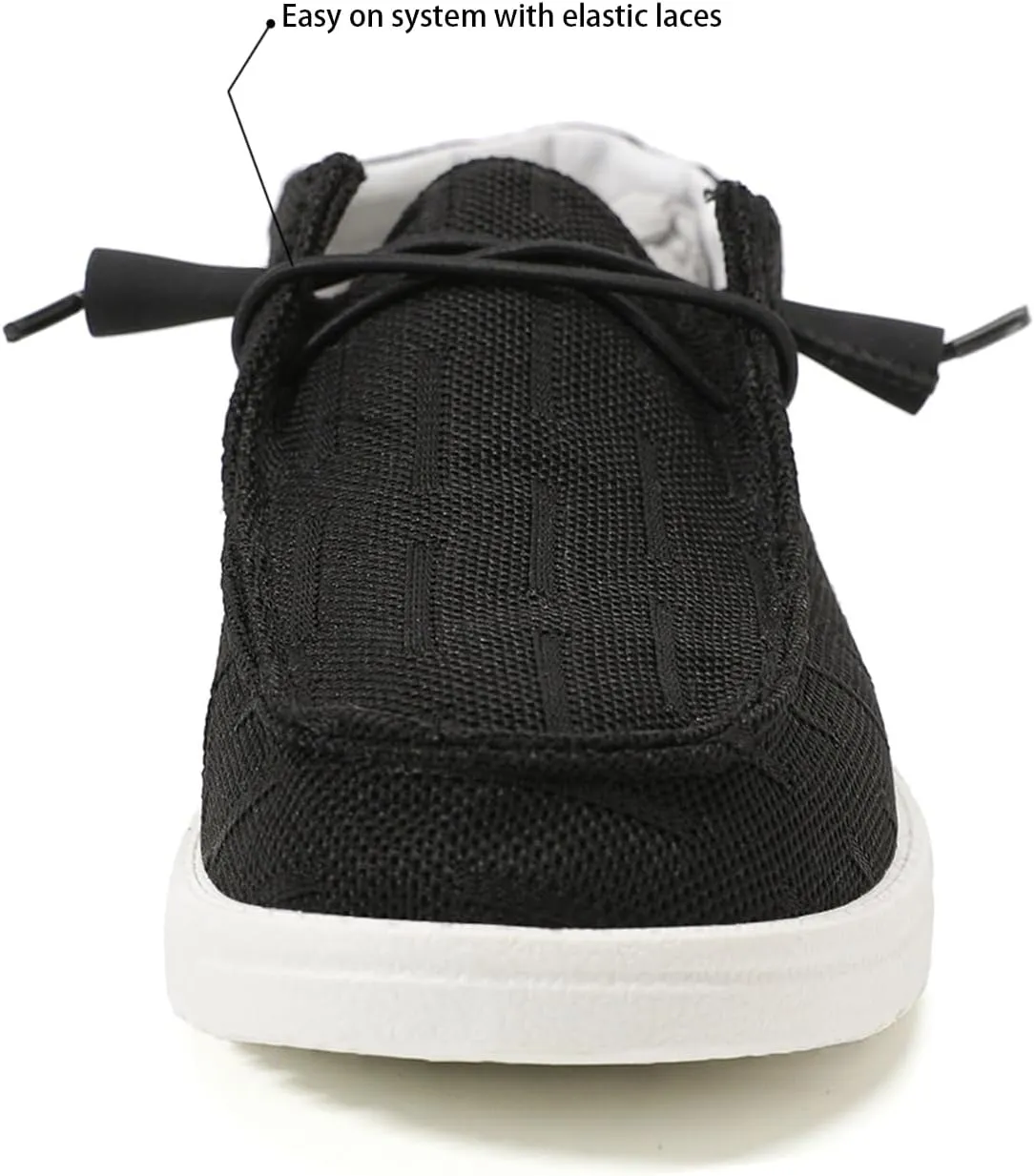 Betrue Women's Lightweight Boat Shoes, Casual Loafers, Slip On Deck Shoes, Breathable Canvas Sneakers