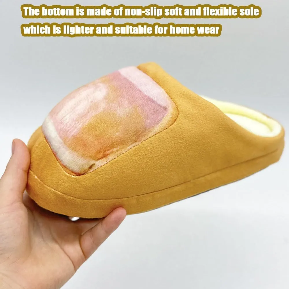 Big Toe Slippers for Women Men, Fluffy Fuzzy Closed Toe Nail Slippers, Giant Funny One Toe House Slides Shoes