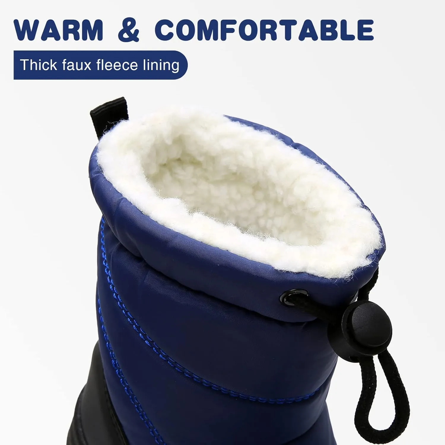 Blikcon Boys Snow Boots Outdoor Cold Weather Winter Boots (Toddler/Little Kid)