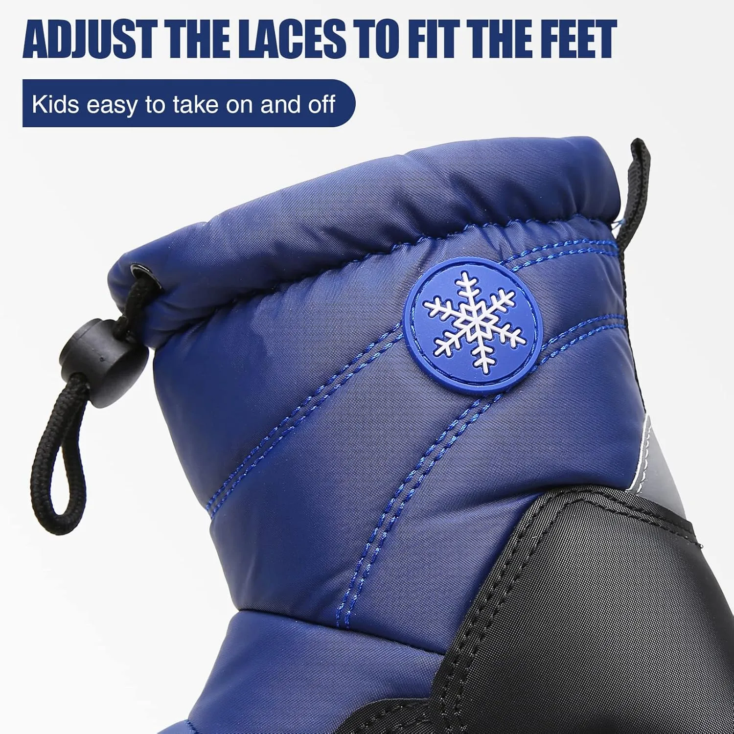 Blikcon Boys Snow Boots Outdoor Cold Weather Winter Boots (Toddler/Little Kid)