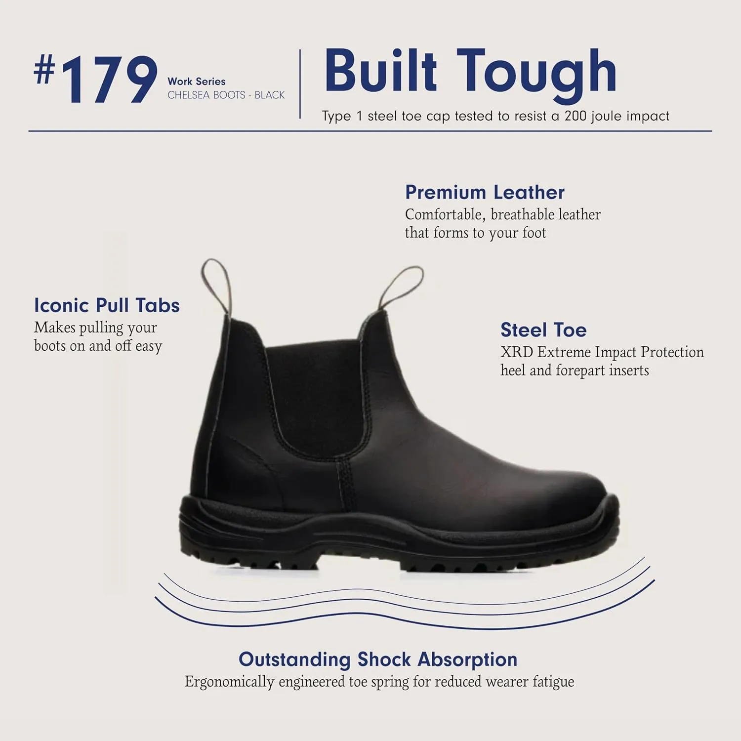 Blundstone Steel Toe Safety Boot - Men