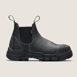 BLUNDSTONE UNISEX ROTOFLEX SLIP-ON SAFETY BOOTS 9001 - BLACK