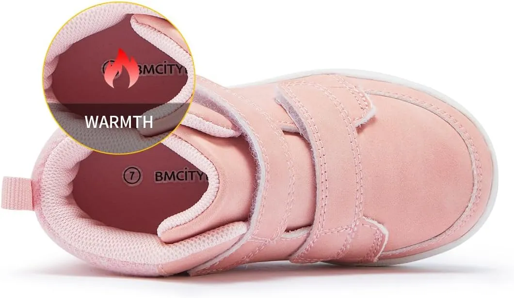 BMCiTYBM Baby Shoes Toddler Snow Boots Boys Girls Winter Infant Walking Sneakers Anti-Slip