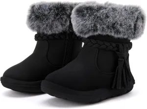 BMCiTYBM Baby Snow Boots Infant Boy Girl Winter Boots Nonslip Lightweight Outdoor Warm Shoes for Cold Weather 6 9 12 18 24 Months(Infant/Toddler)