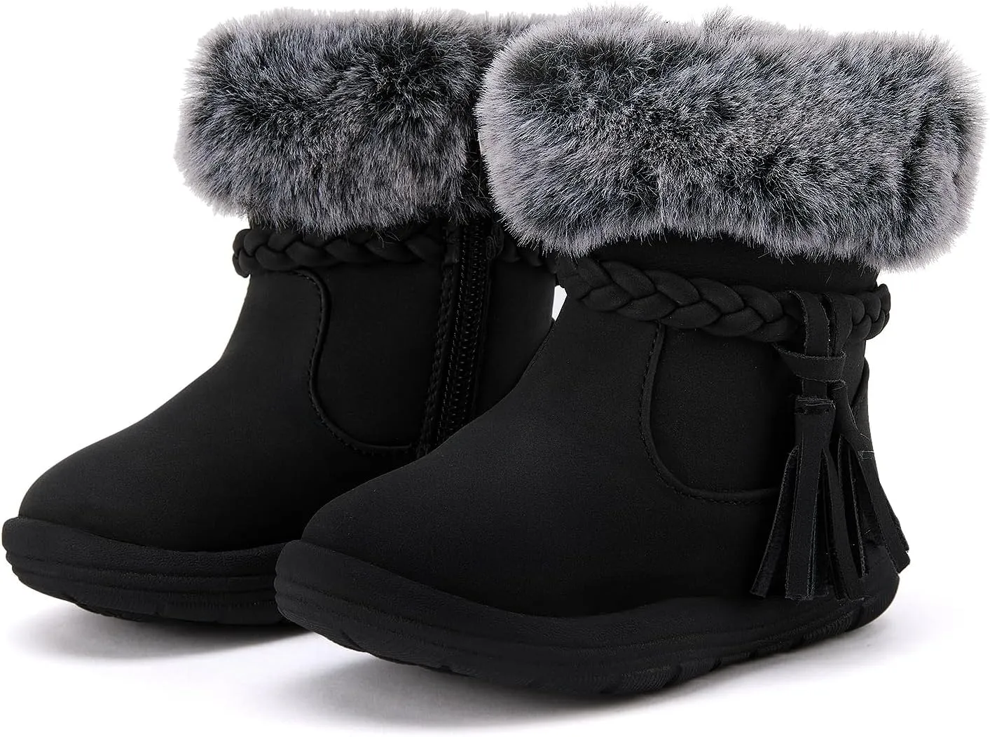 BMCiTYBM Baby Snow Boots Infant Boy Girl Winter Boots Nonslip Lightweight Outdoor Warm Shoes for Cold Weather 6 9 12 18 24 Months(Infant/Toddler)