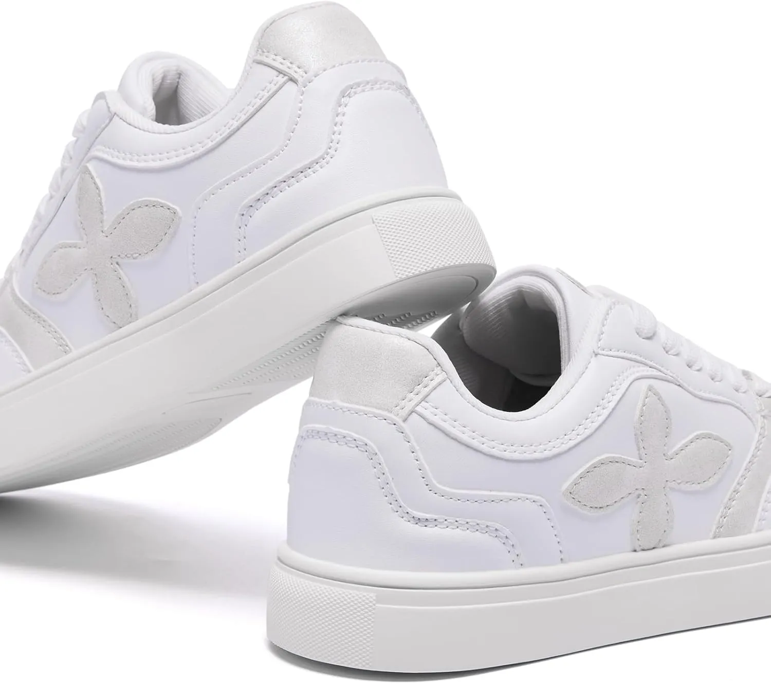 BosenHulu Sneakers for Women, Stylish Comfortable Women's Walking Shoes Ideal for Casual Skateboard & School