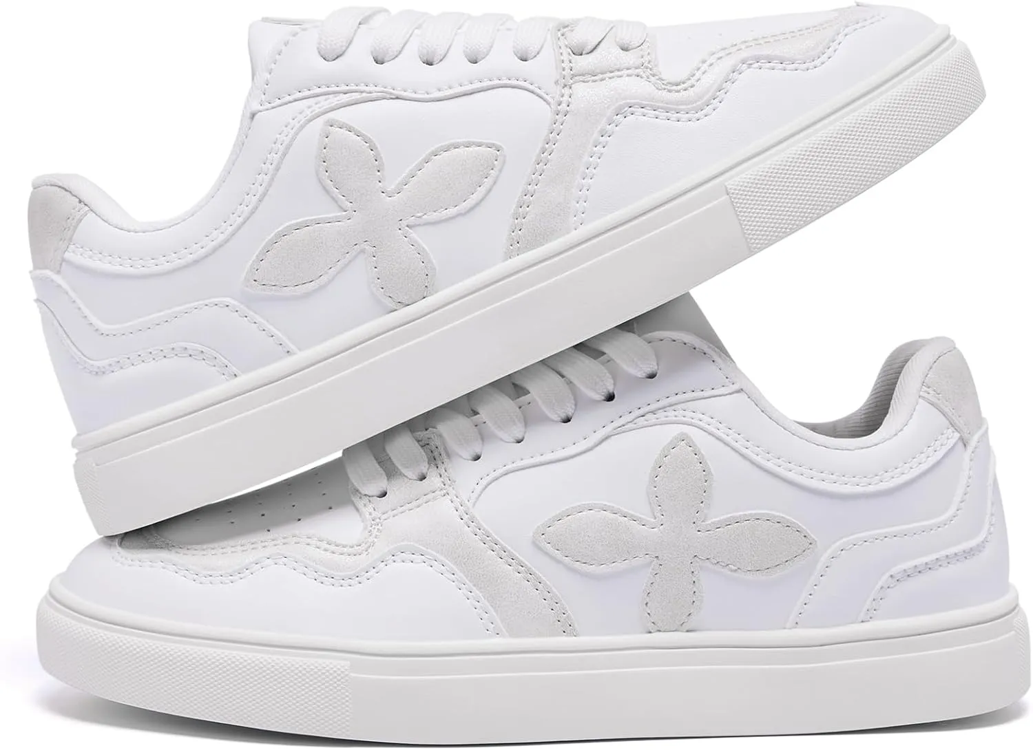 BosenHulu Sneakers for Women, Stylish Comfortable Women's Walking Shoes Ideal for Casual Skateboard & School