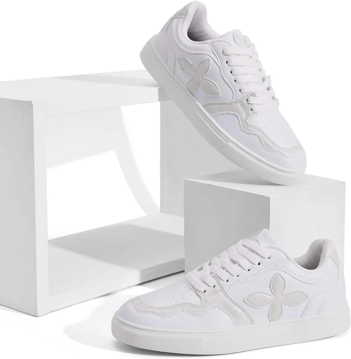 BosenHulu Sneakers for Women, Stylish Comfortable Women's Walking Shoes Ideal for Casual Skateboard & School